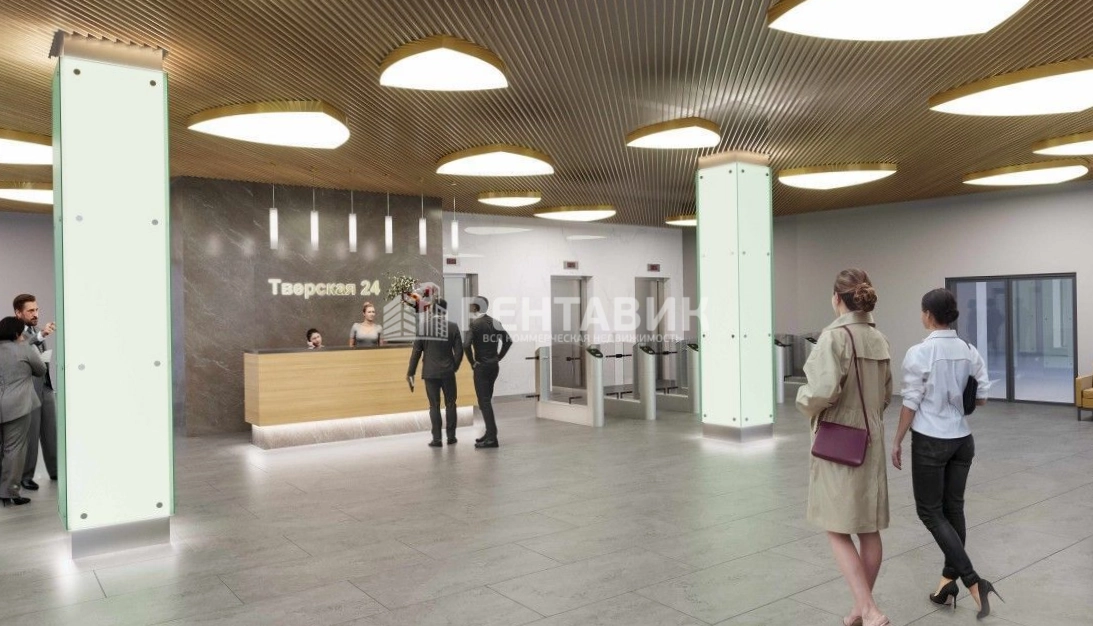 Офис Тверская, 24 площадью 1000 квадратных метров