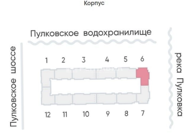 Помещение свободного назначения Пулково Лейк площадью 101 квадратных метров