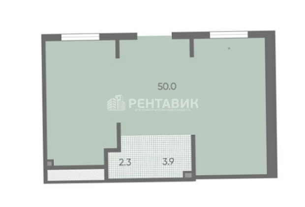 Помещение свободного назначения Пулково Лейк площадью 56 квадратных метров
