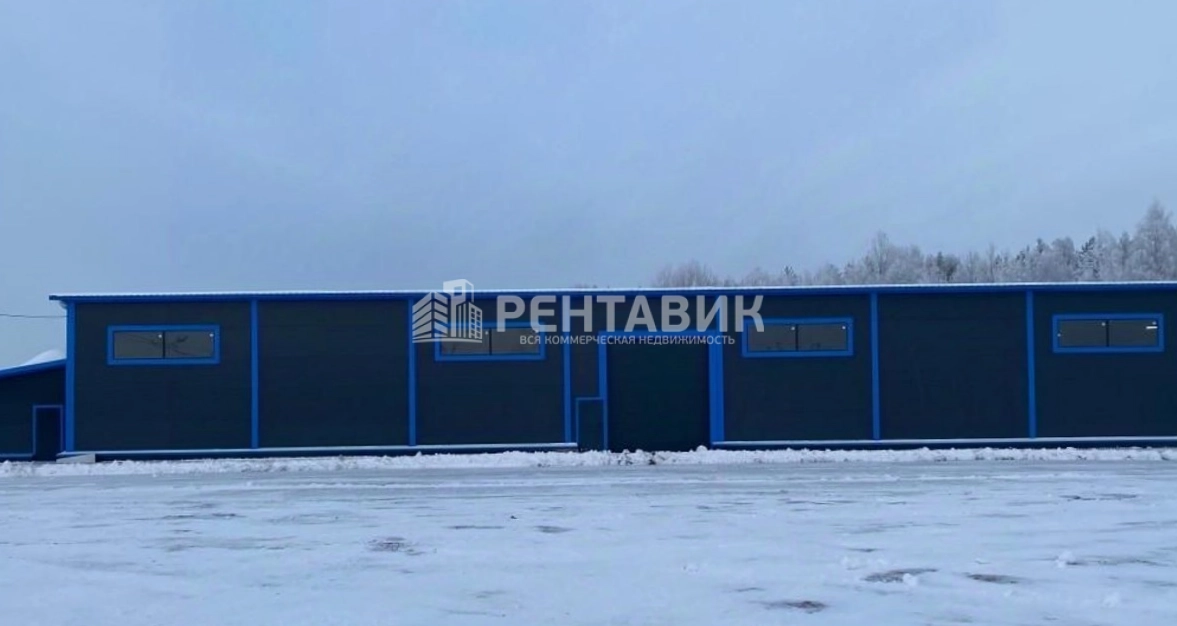 фасад дома, здание по адресу Ленинградская обл, Ломоносовский р-н, тер Промышленная зона Пески, ул Магистральная, стр 37