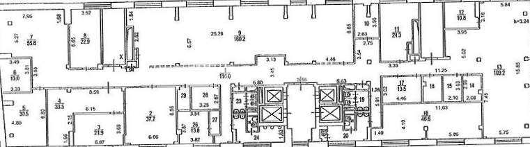 Офис Новая площадь, 8с2 площадью 815 квадратных метров