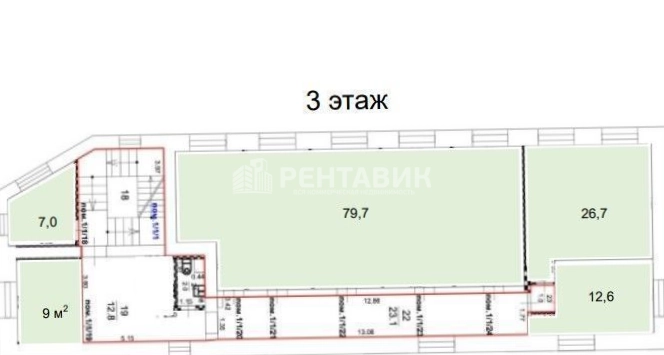 Офис Бутырская, 76с4 площадью 176.2 квадратных метров