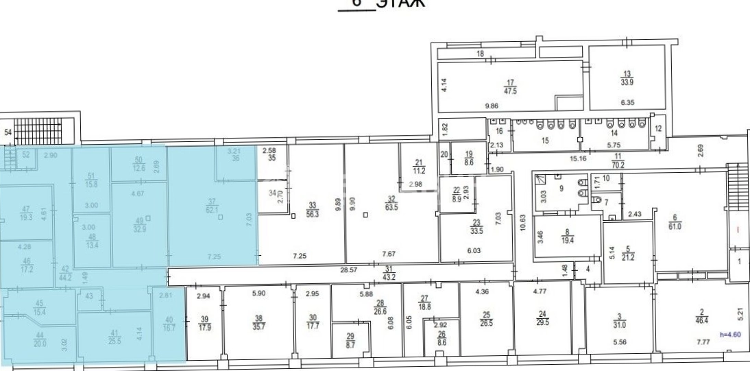 Офис Премьер Плаза, строение 2 площадью 332.5 квадратных метров