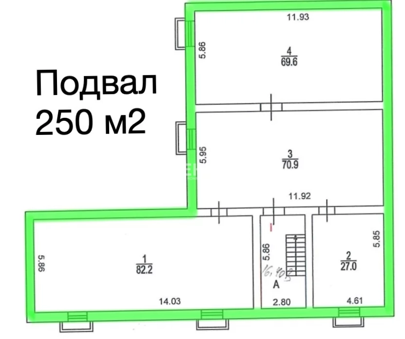 Здание целиком Рабочая 91с2 площадью 517.3 квадратных метров