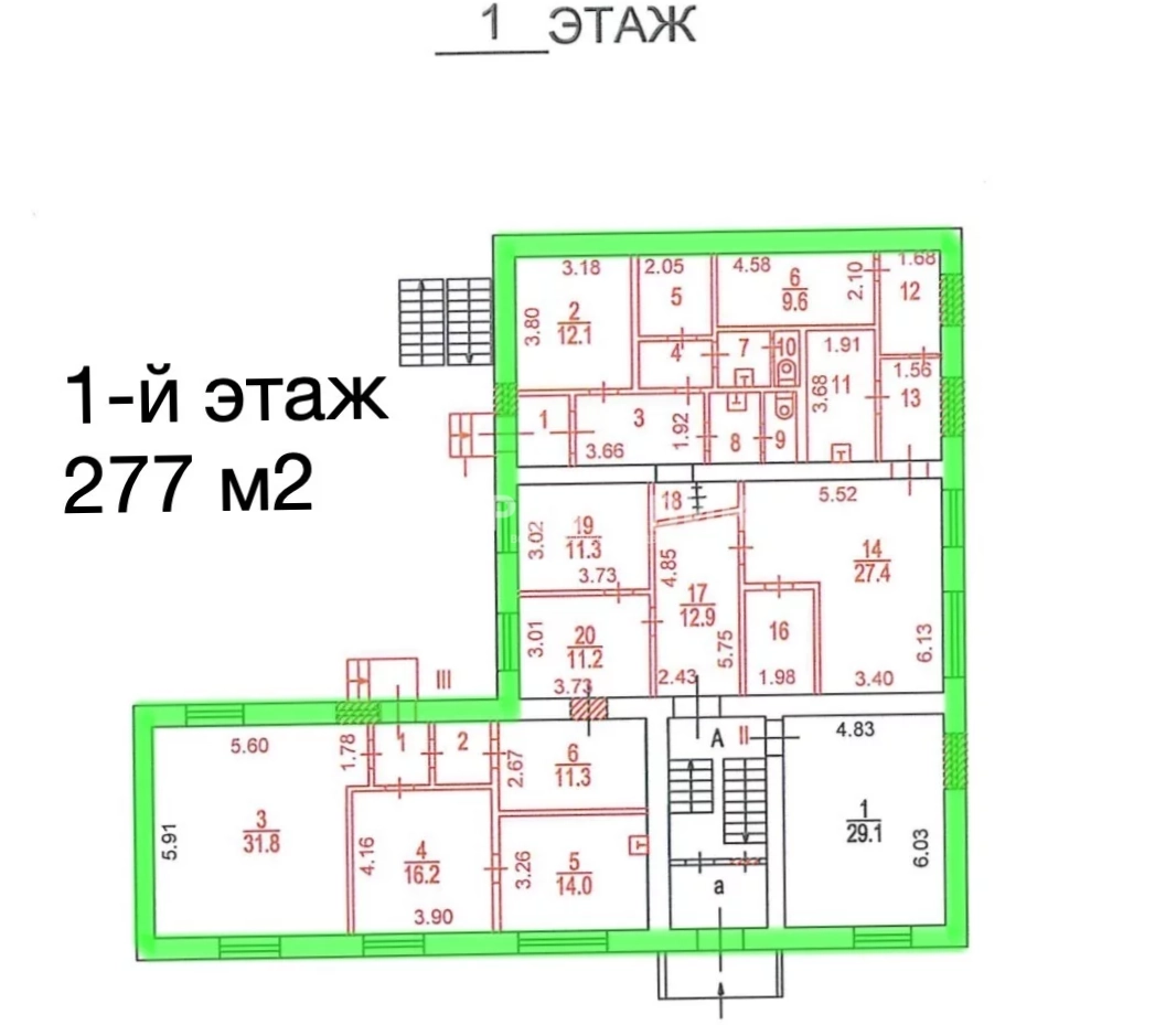 Здание целиком Рабочая 91с2 площадью 517.3 квадратных метров