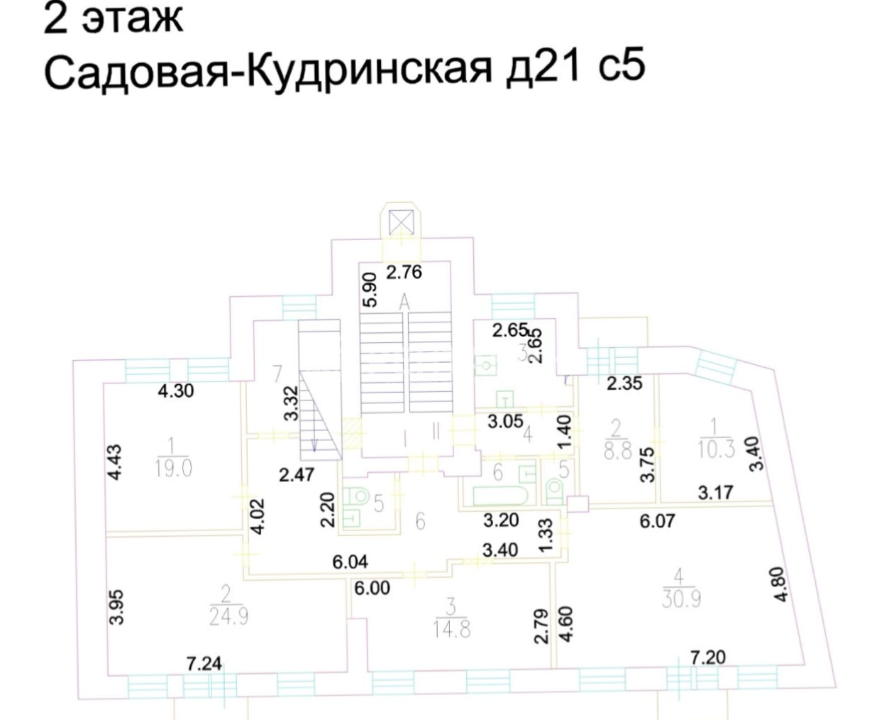 Здание целиком Садовая-Кудринская 21с5 площадью 1196 квадратных метров