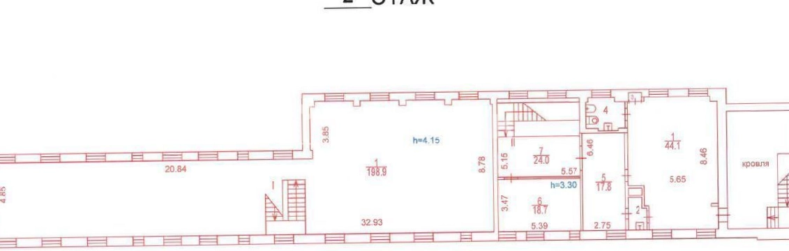 Здание целиком Шмитовский, 3с2 площадью 595.8 квадратных метров