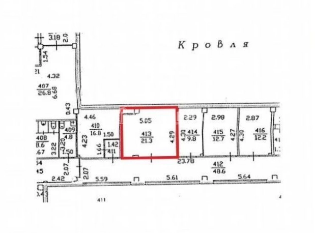 Помещение свободного назначения Ивана Фомина 6 площадью 620 квадратных метров