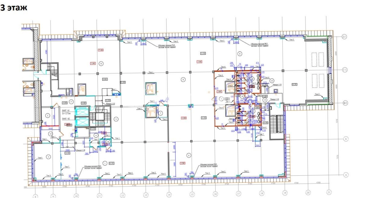 Офис Арма, строение 3А площадью 3069 квадратных метров