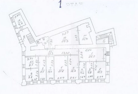 Офис Овчинниковская, 6с3 площадью 209 квадратных метров