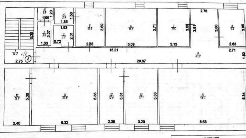 Здание целиком Островского, 104 площадью 1128 квадратных метров
