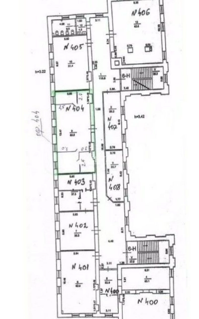 Офис Большая Посадская, 16 площадью 218.7 квадратных метров