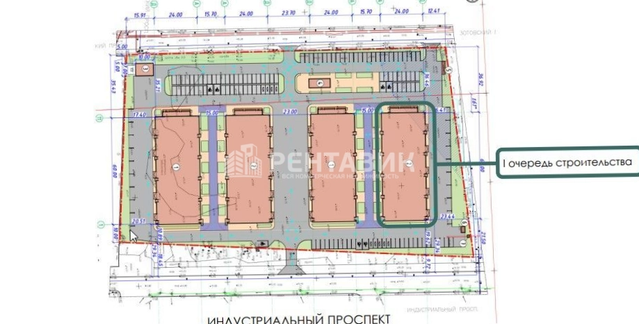 Производство Индустриальный, 84с1 площадью 2100 квадратных метров