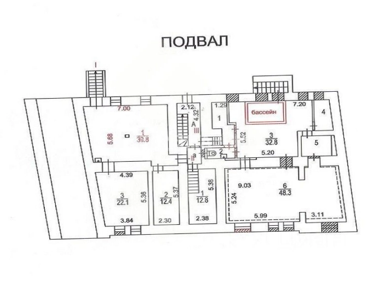 Здание целиком Крутицкая 9с1 площадью 1290.7 квадратных метров