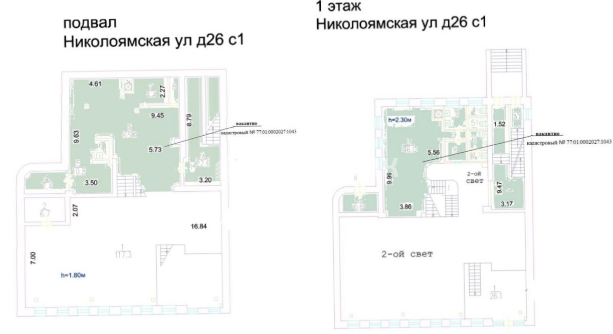 Здание целиком Николоямская Плаза площадью 5004.7 квадратных метров