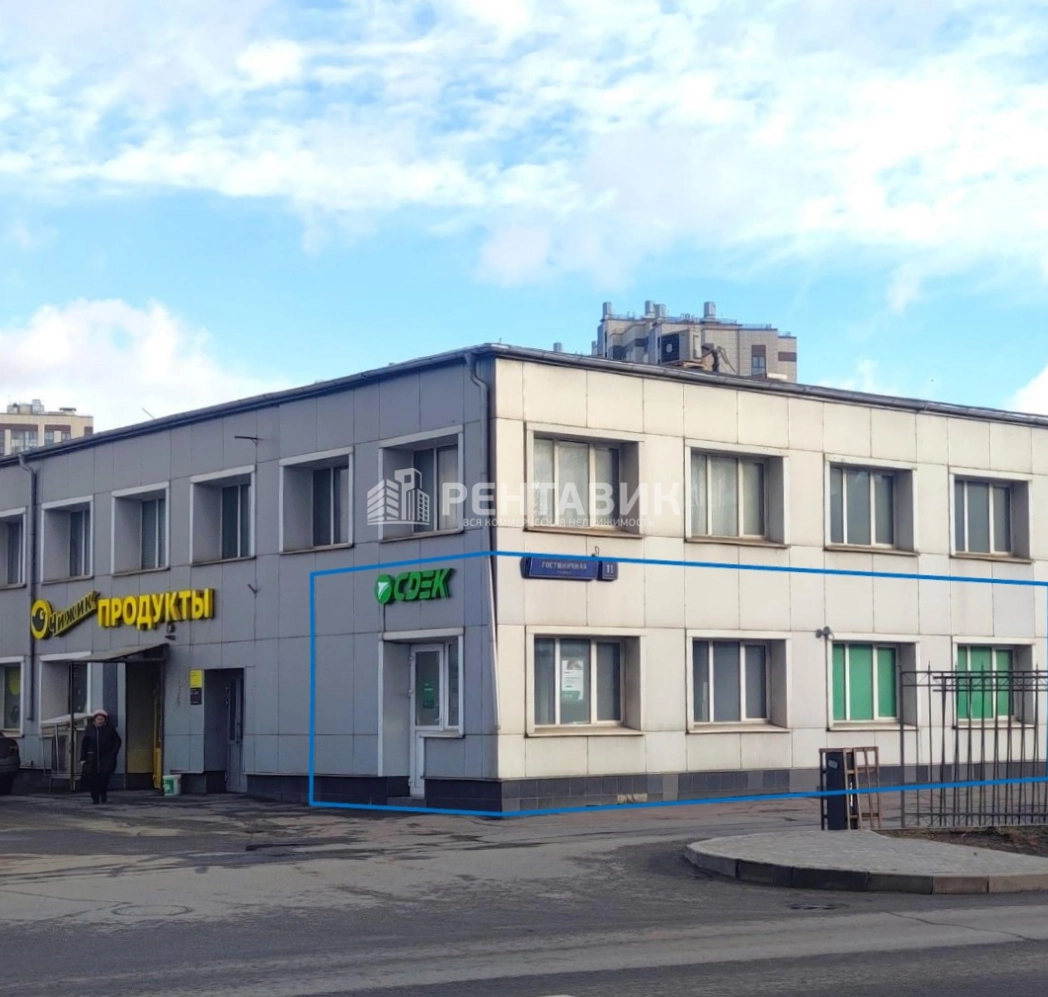 Торговая площадь Гостиничная 11с1 площадью 60.4 квадратных метров
