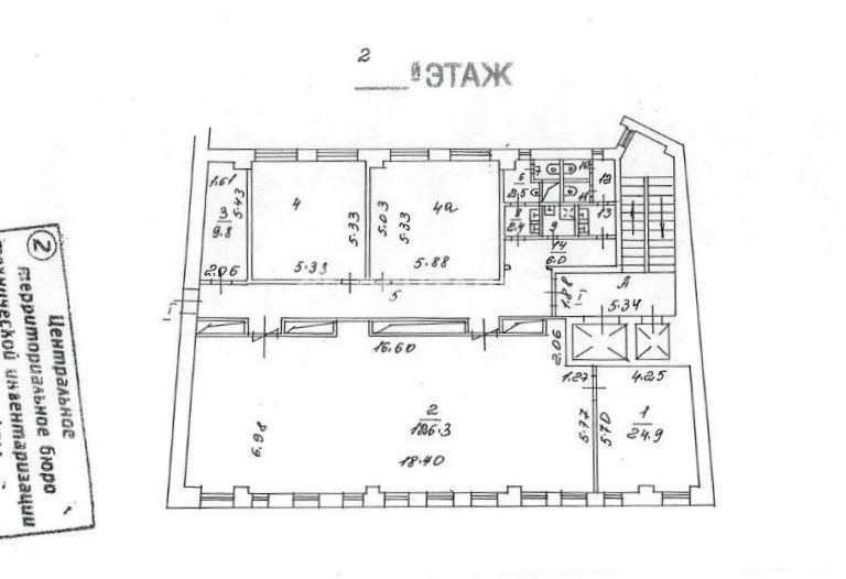 Здание целиком Уланский, 22с2 площадью 2677.4 квадратных метров