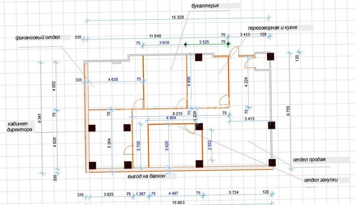 Офис Grand Setun Plaza / Гранд Сетунь Плаза площадью 208 квадратных метров
