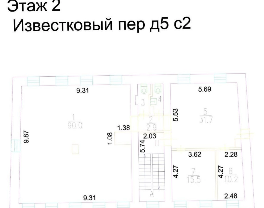 Здание целиком Известковый, 5с2 площадью 1639.2 квадратных метров