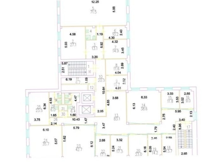 Офис РТС Рябиновая площадью 538 квадратных метров