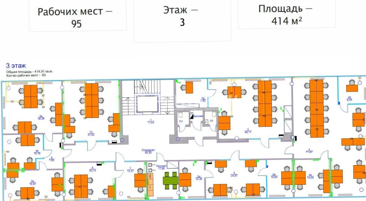 Здание целиком Сириус Парк, Строение 12 площадью 2825 квадратных метров