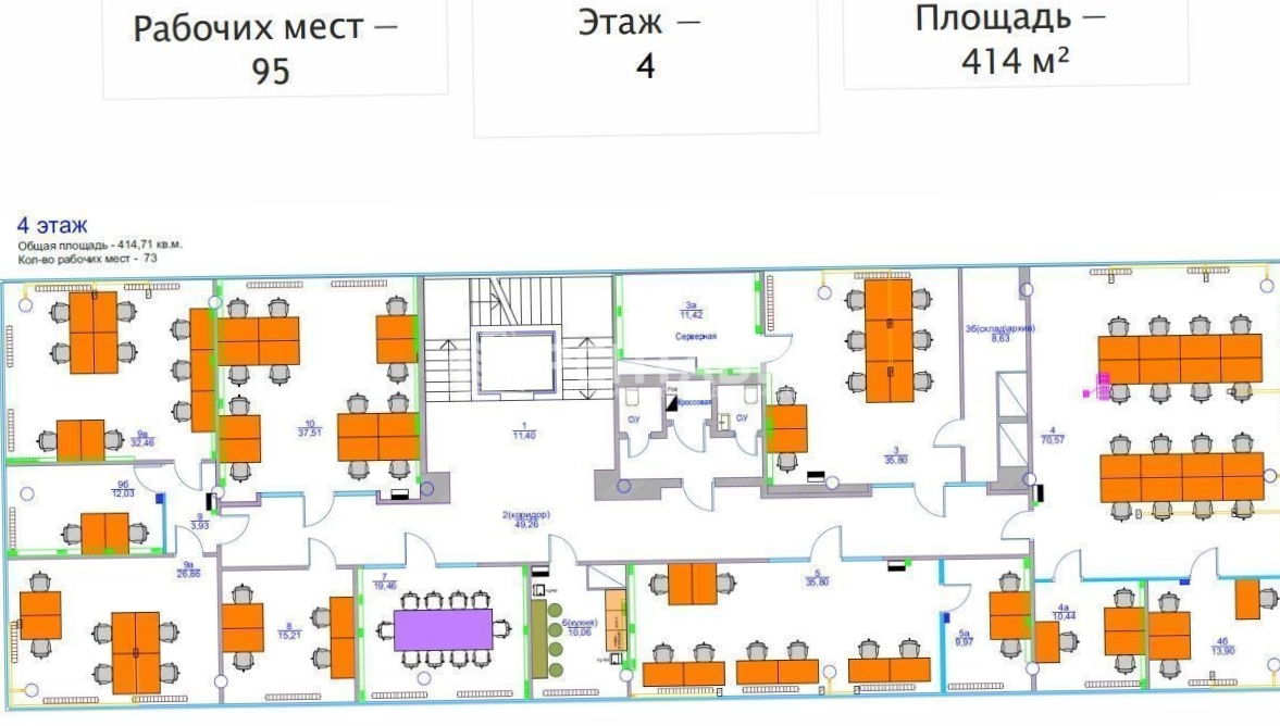 Здание целиком Сириус Парк, Строение 12 площадью 2825 квадратных метров
