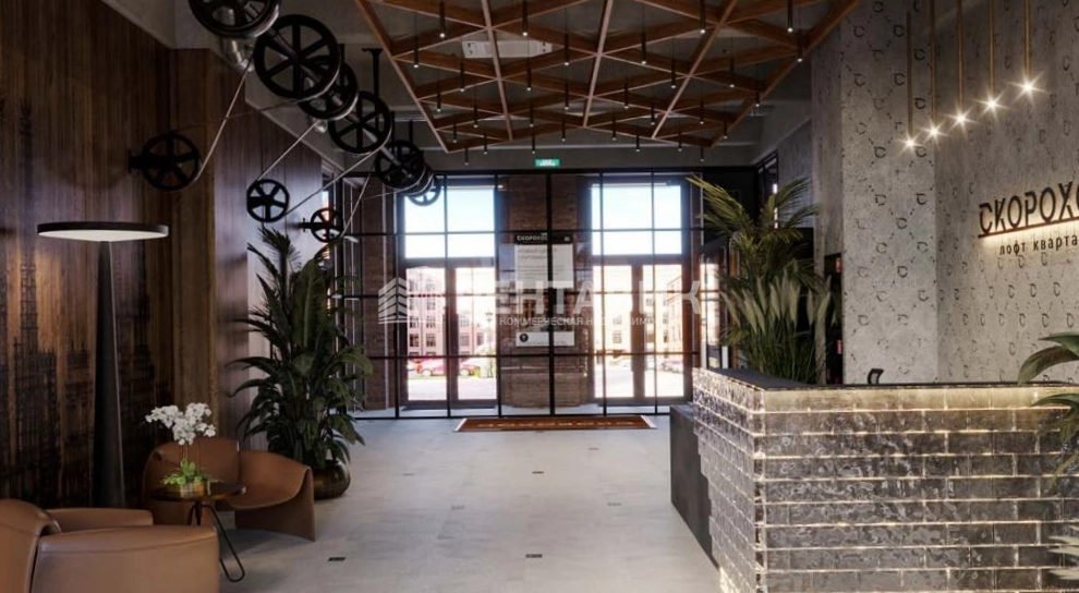 Офис Лофт-квартал Скороход площадью 1096 квадратных метров