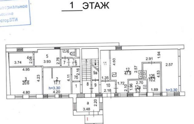Здание целиком Большая Полянка, 39с1 площадью 765 квадратных метров
