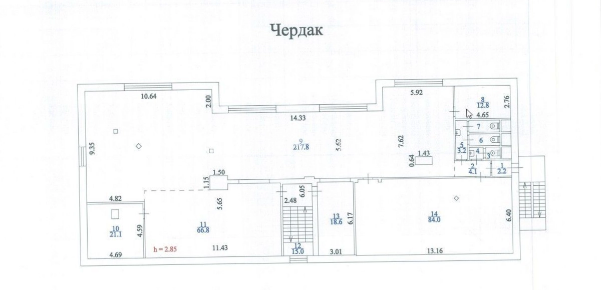 Здание целиком Армавирская 12 площадью 1331.4 квадратных метров