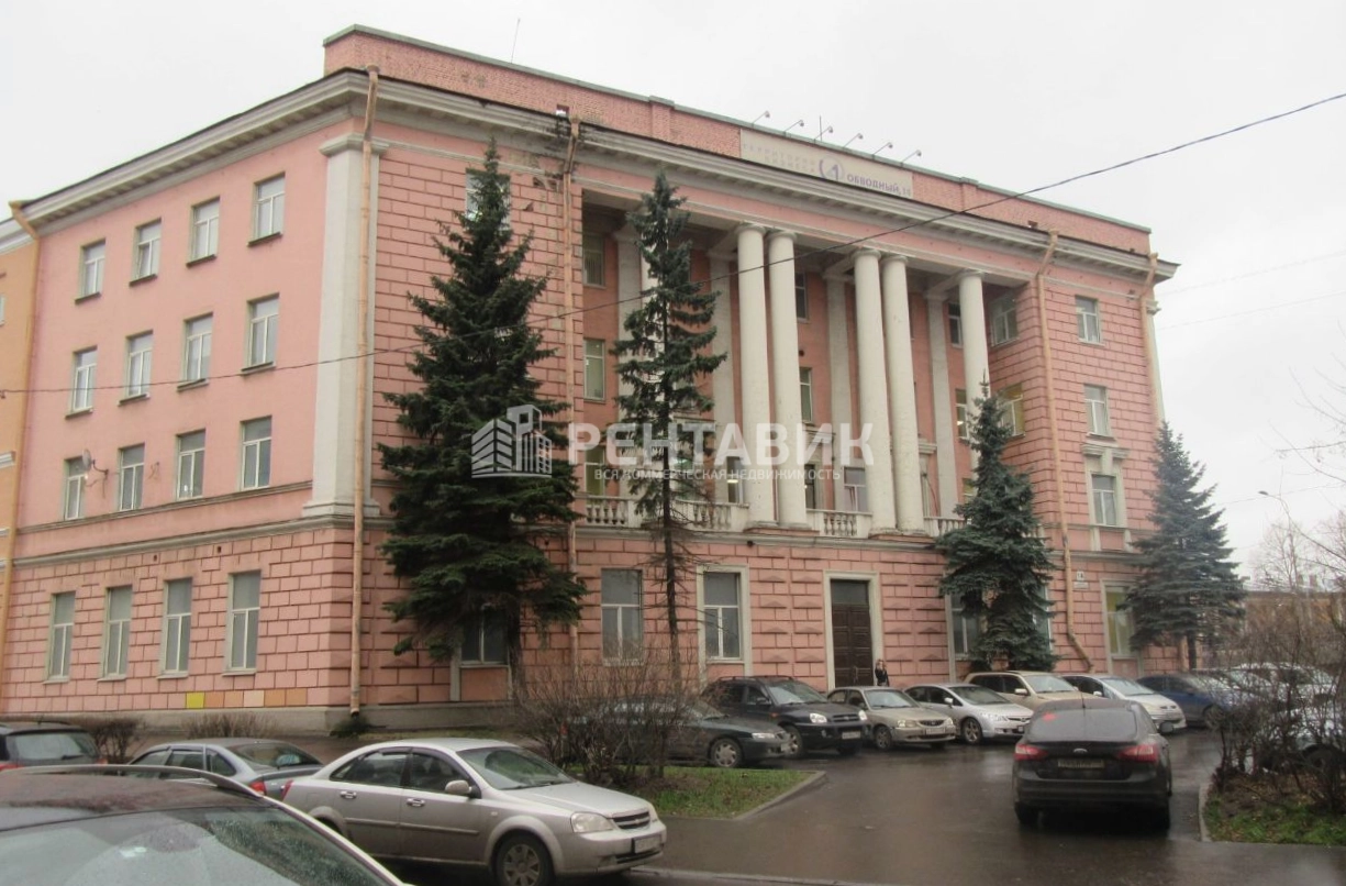 фасад дома, здание по адресу г Санкт-Петербург, наб Обводного канала, д 14 литера Д
