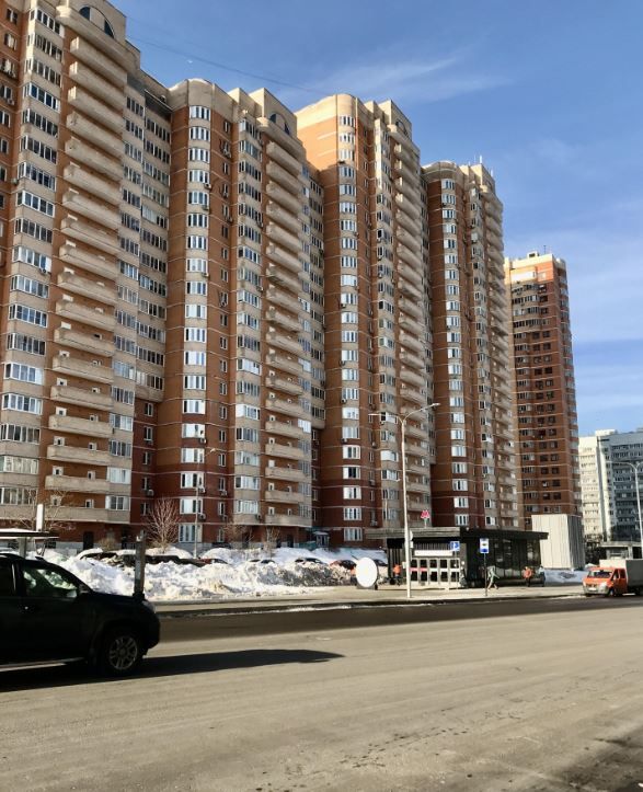 фасад дома, здание по адресу г Москва, ул Новаторов, д 6