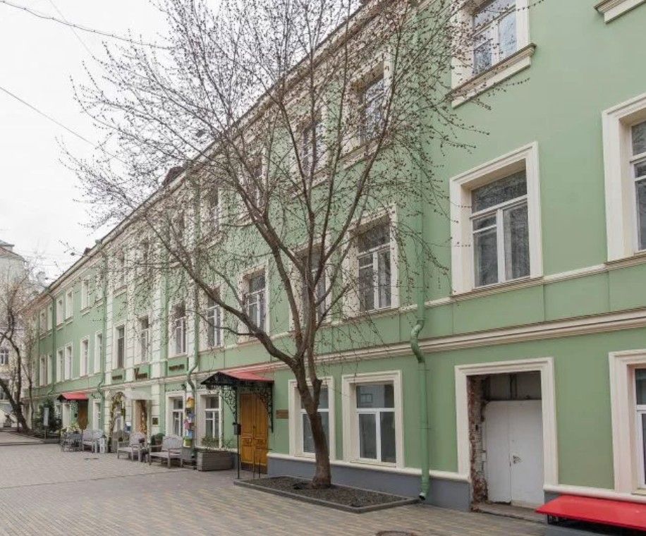 фасад дома, здание по адресу г Москва, Столешников пер, д 9 стр 3