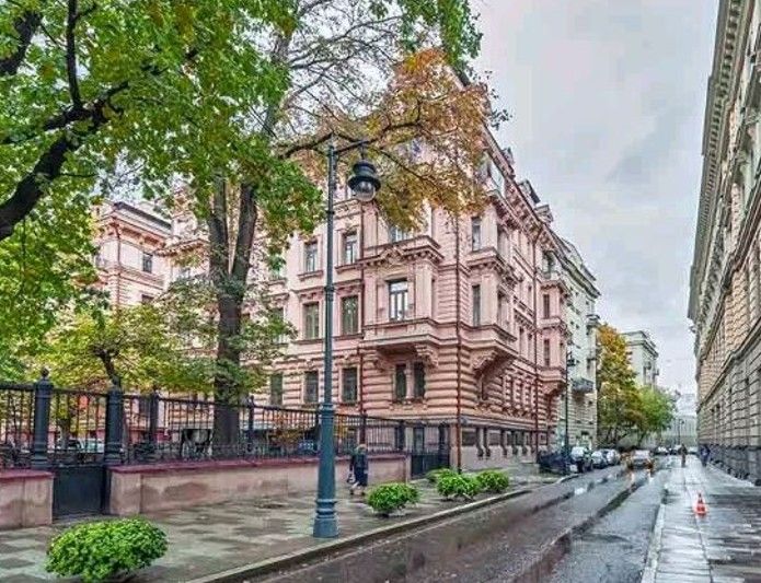 фасад дома, здание по адресу г Москва, Романов пер, д 3 стр 7