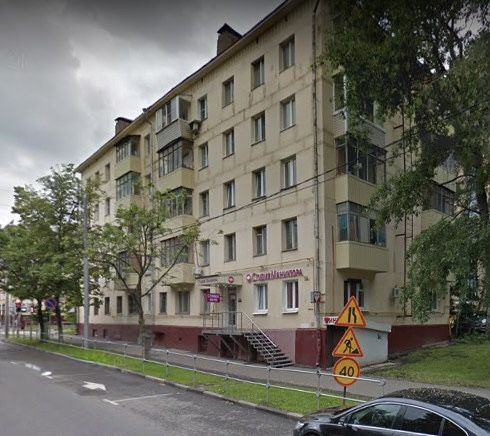 фасад дома, здание по адресу г Москва, ул Дмитрия Ульянова, д 8 к 1