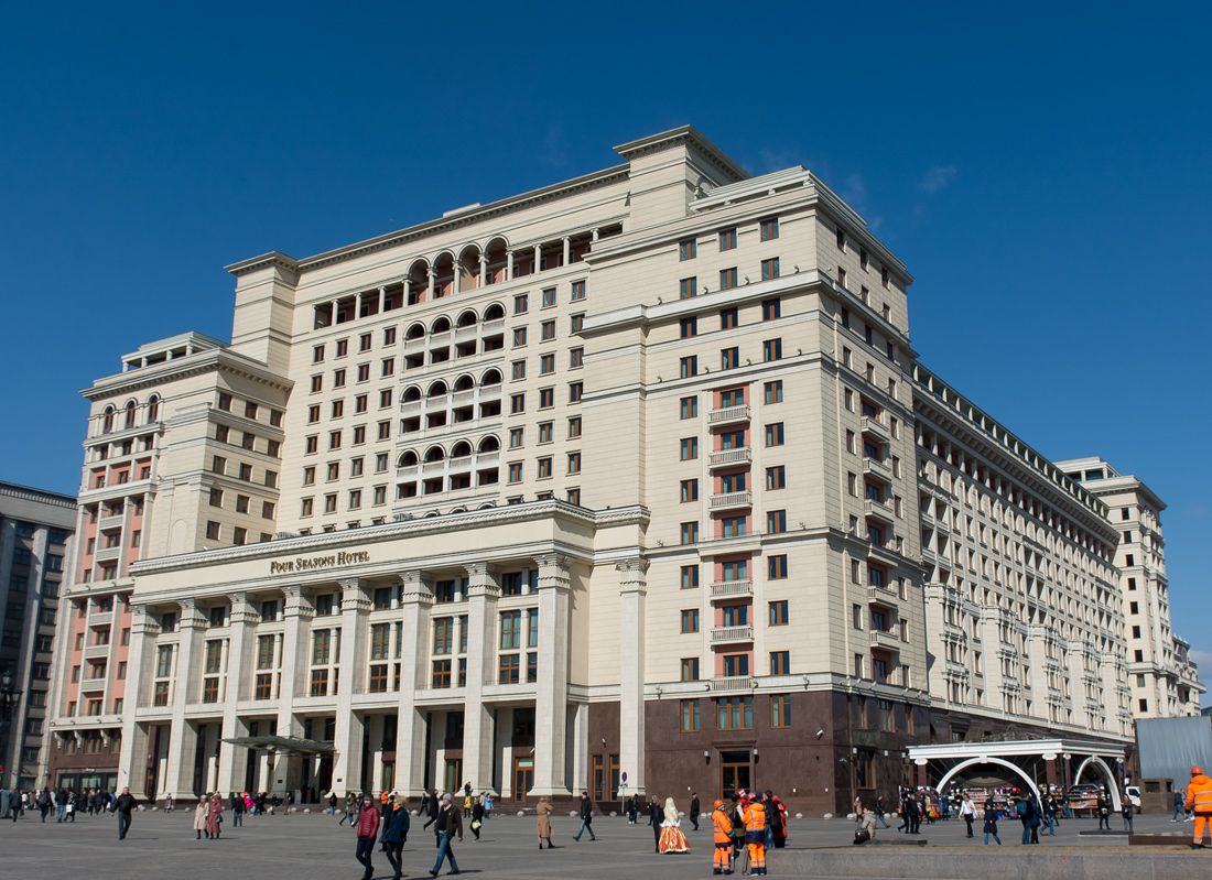 фасад дома, здание по адресу г Москва, ул Охотный Ряд, д 2