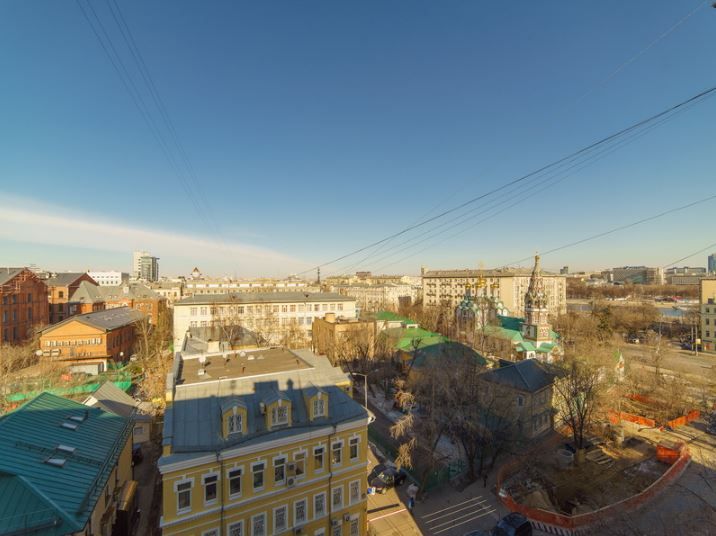 фасад дома, здание по адресу г Москва, ул Льва Толстого, д 5 стр 1 