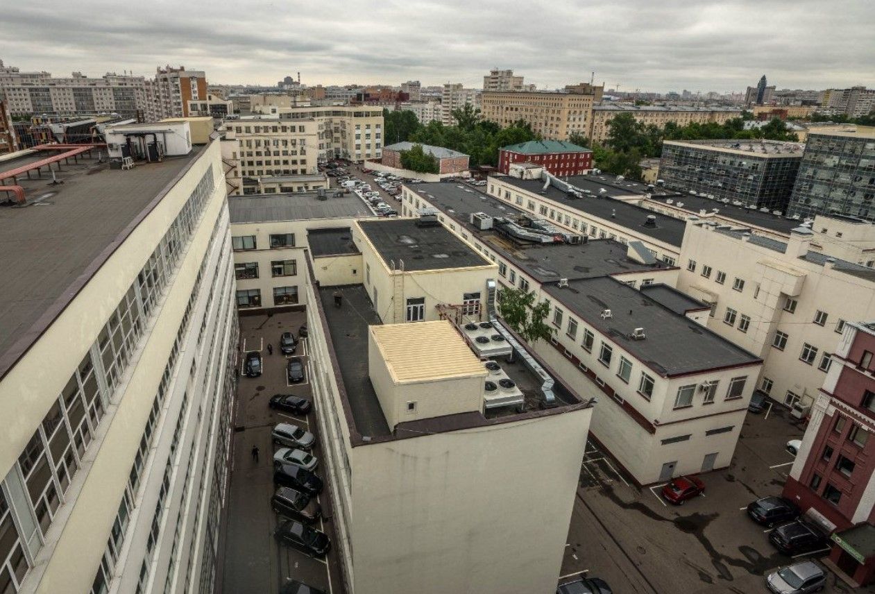 фасад дома, здание по адресу г Москва, ул Шаболовка, д 31 стр А