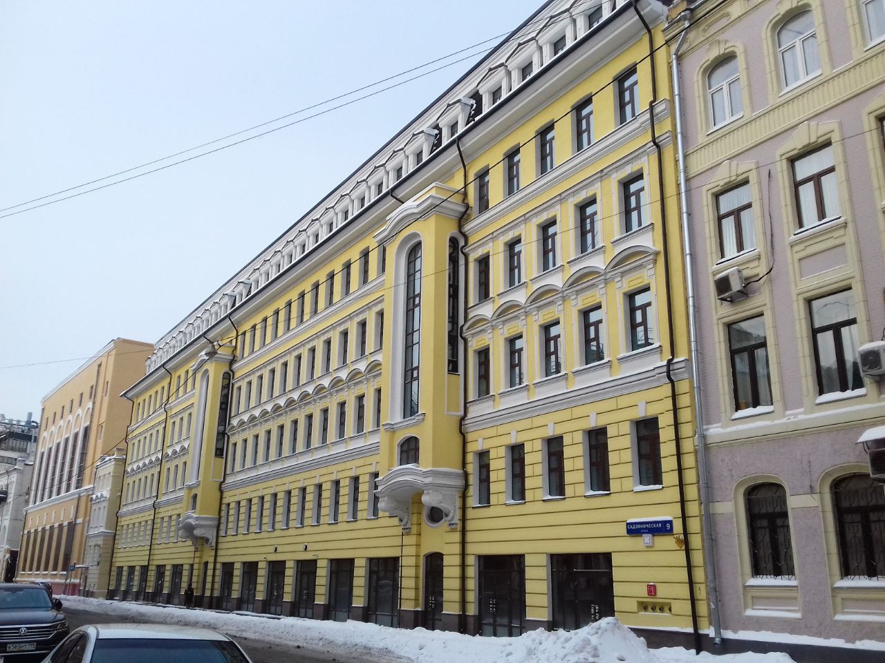 фасад дома, здание по адресу г Москва, ул Садовническая, д 9А