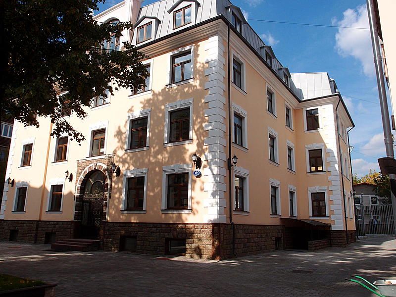 фасад дома, здание по адресу г Москва, 1-й Колобовский пер, д 19 стр 2 