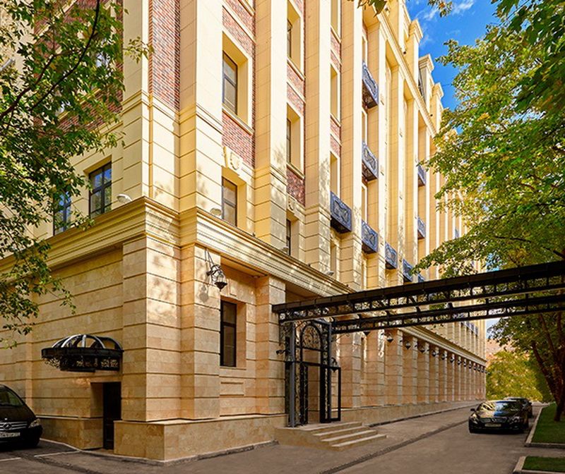 фасад дома, здание по адресу г Москва, ул Большая Грузинская, д 30А стр 1