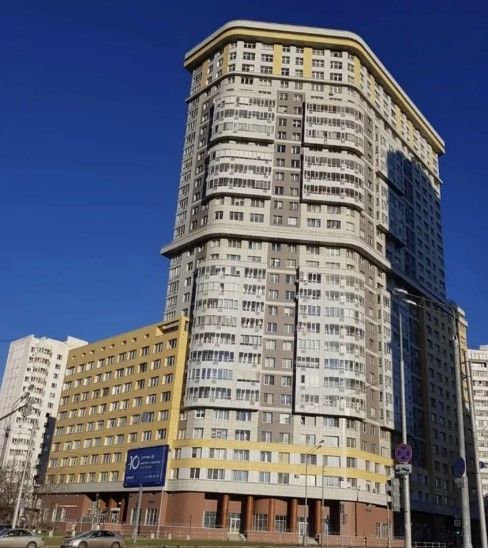 фасад дома, здание по адресу г Москва, ул Ярцевская, д 27 к 1