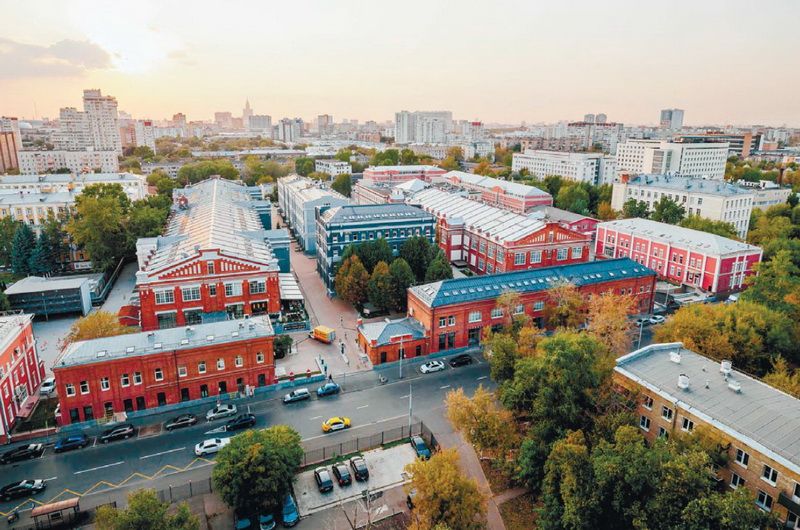 фасад дома, здание по адресу г Москва, ул Вятская, д 27 стр 7 