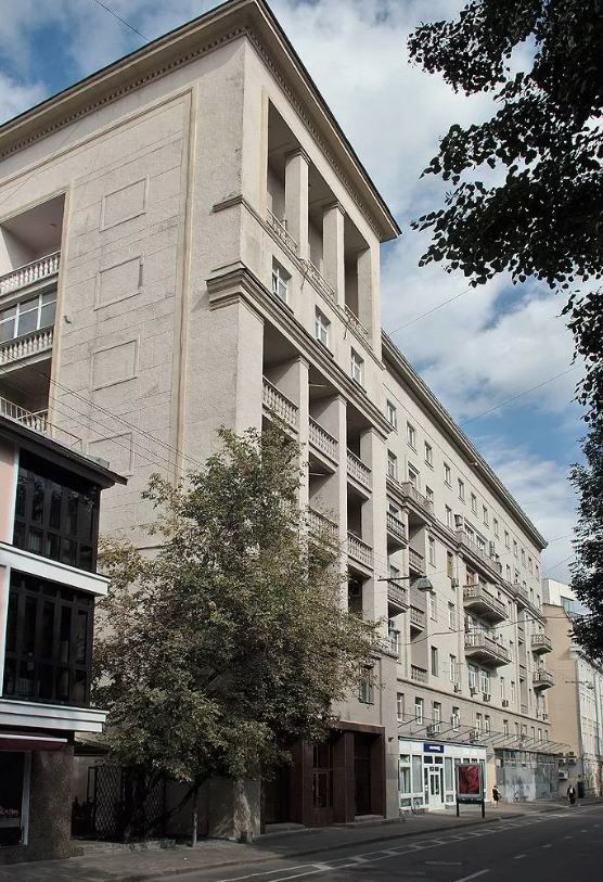 фасад дома, здание по адресу г Москва, Сретенский б-р, д 5