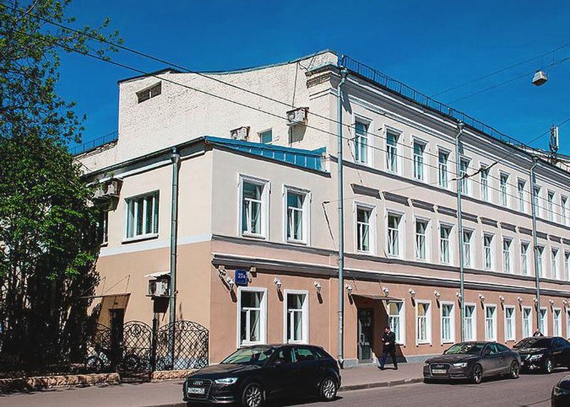 фасад дома, здание по адресу г Москва, ул Александра Солженицына, д 23А стр 1