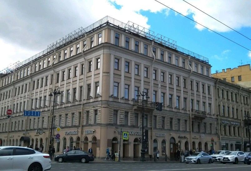 фасад дома, здание по адресу г Санкт-Петербург, ул Марата, д 1/71