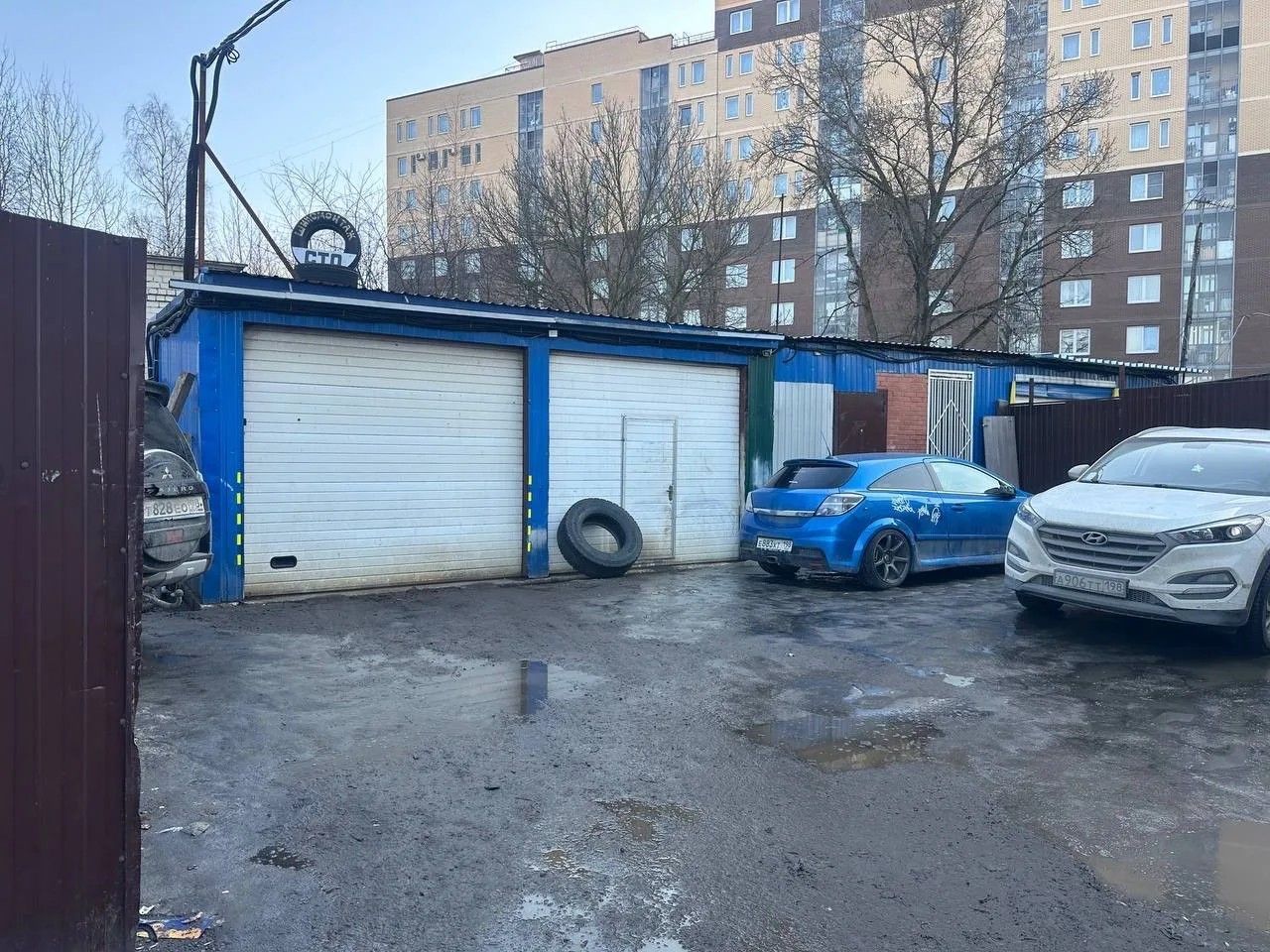 фасад дома, здание по адресу г Санкт-Петербург, Рябовское шоссе, д 101