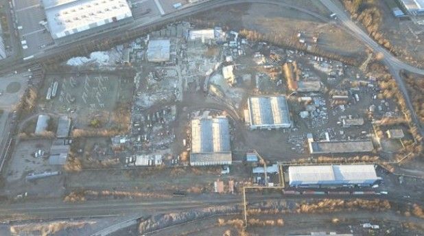 фасад дома, здание по адресу Ленинградская обл., Ломоносовский р-н, Виллозское городское поселение, территория Южная часть производственной зоны Горелово, Волхонское ш., 2