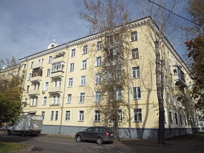 фасад дома, здание по адресу г Москва, ул Саратовская, д 14/1