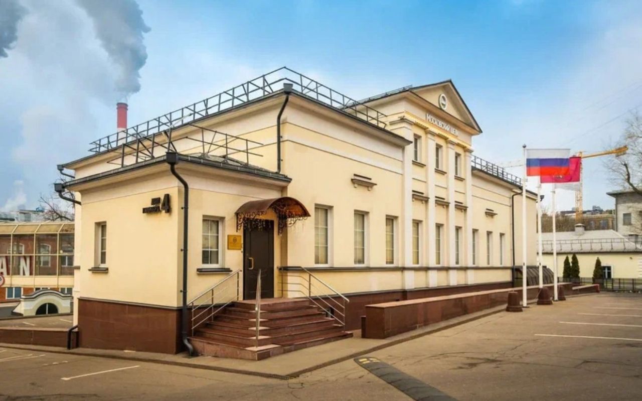 фасад дома, здание по адресу г Москва, Большой Саввинский пер, д 12 стр 4