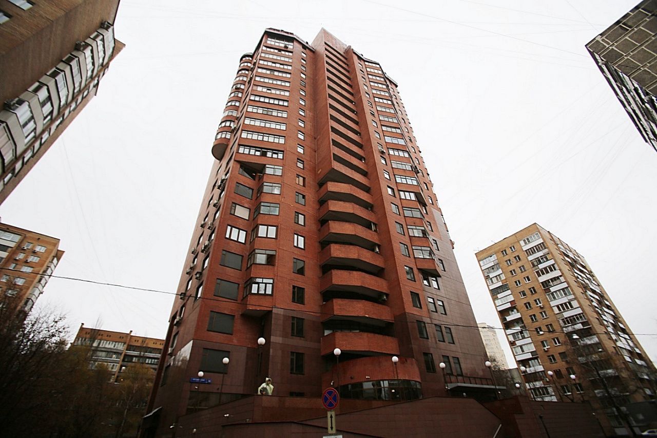 фасад дома, здание по адресу г Москва, Ботанический пер, д 16 
